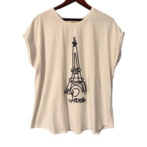 Mesh Love Top Rolled Cap Sleeve Womens 1x 3D Graphic Breathable Stretch Staple